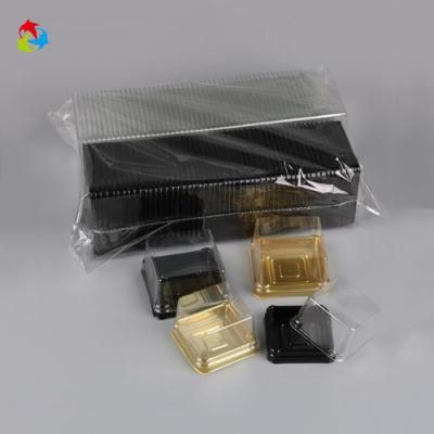 Disposable Small Square Plastic Pet Mooncake Box