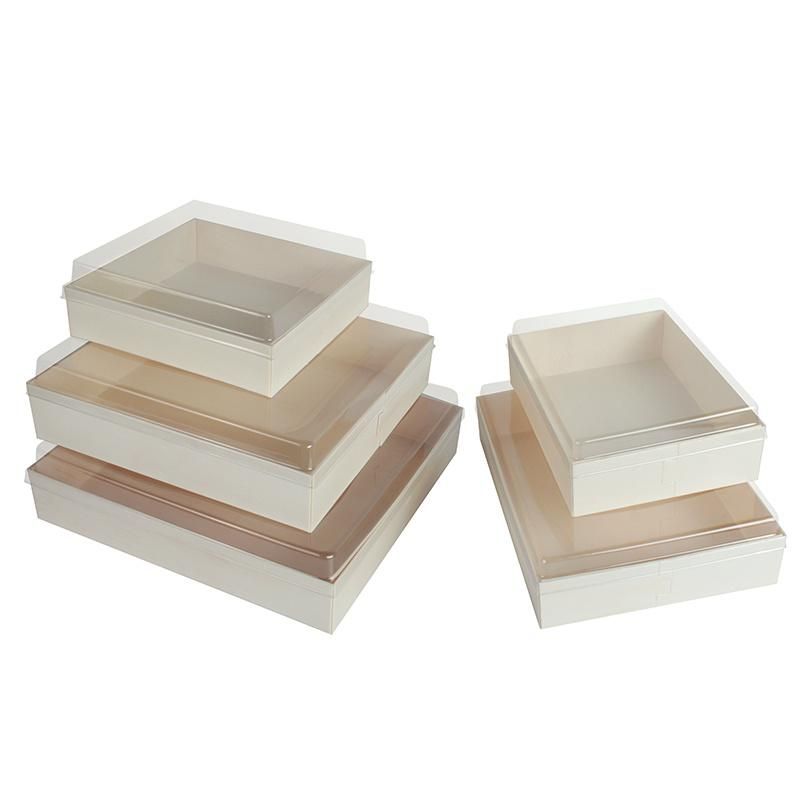 Factory Customized Hot Sale Sishu Sala Package Wood Box with Pet Tray Food Take Away Package