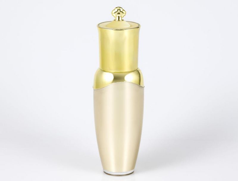 in Stock 20ml 30ml 80ml Gold Luxury Empty Acrylic Cream Bottle