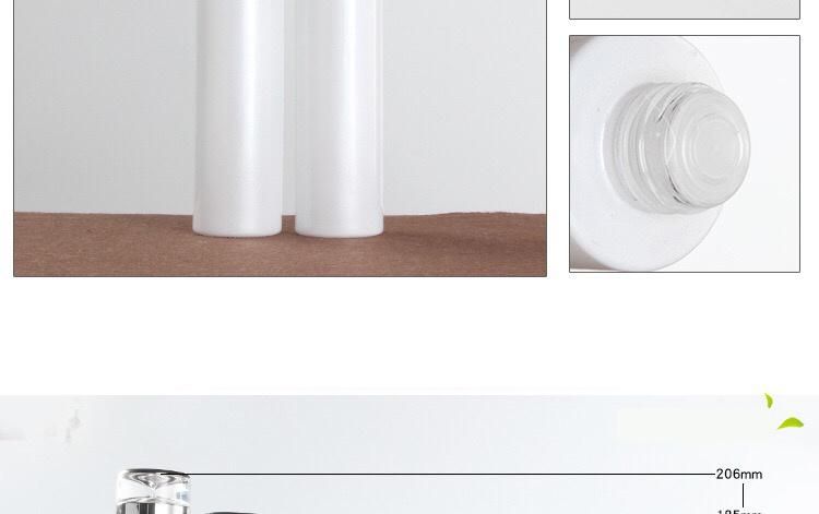 Luxury White Glass Cosmetic Jars for Makeup Cream