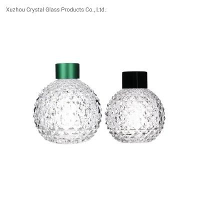 Transparent Empty Reed Diffuser Glass Bottle with Lids