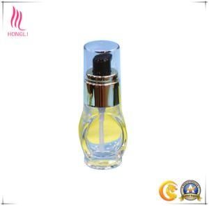 Transparent Glass Pump Spray Bottle with Perfume Atomizer