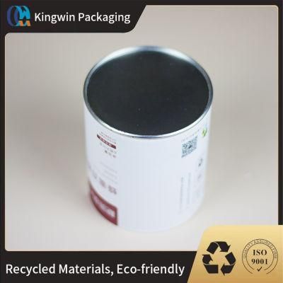 Paper Tube Easy Peel off Airtight Metal Lid Food-Grade Packaging Gift Box Factory Direct