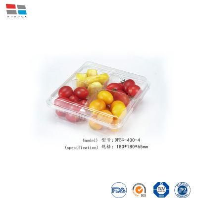 Plastic Food Container Fruit Clamshell Packaging Anti-Theft Boxes