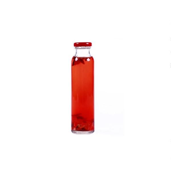 310ml 500ml Round Long Beverage Water Juice Milk Tea Glass Bottle