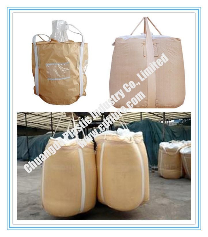 Round FIBC Jumbo Bag with Duffle or Spout Top for Packing Building Materials