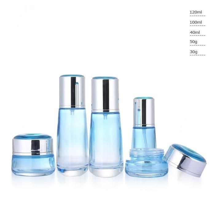 Ll30 High Quality Pump Sprayer Lotion and Skin Care Cream Use Sets Cosmetic Acrylic Plastic Bottle Have Stock