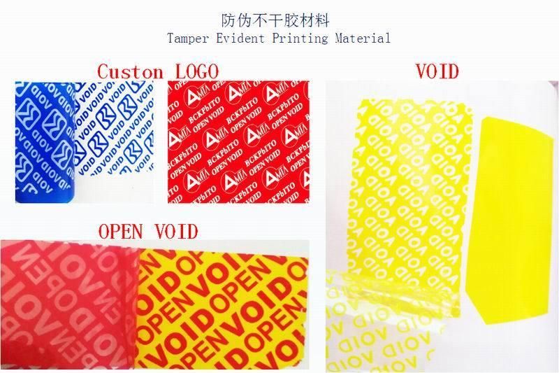 Customized Tamper Evident Security Tape Packing Tape