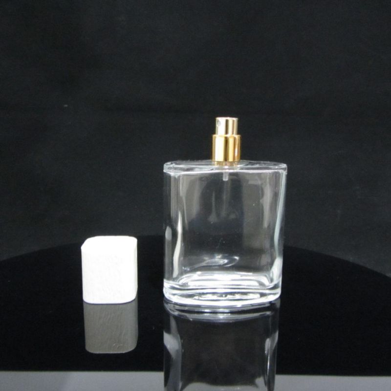 Refillable Empty Glass Perfume Bottle with Spray