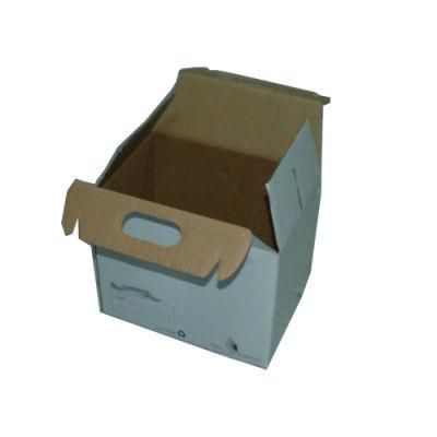 Recyclable Custom Made Paper Packagingm 6 Bottle Wine Use Boxes with Handle