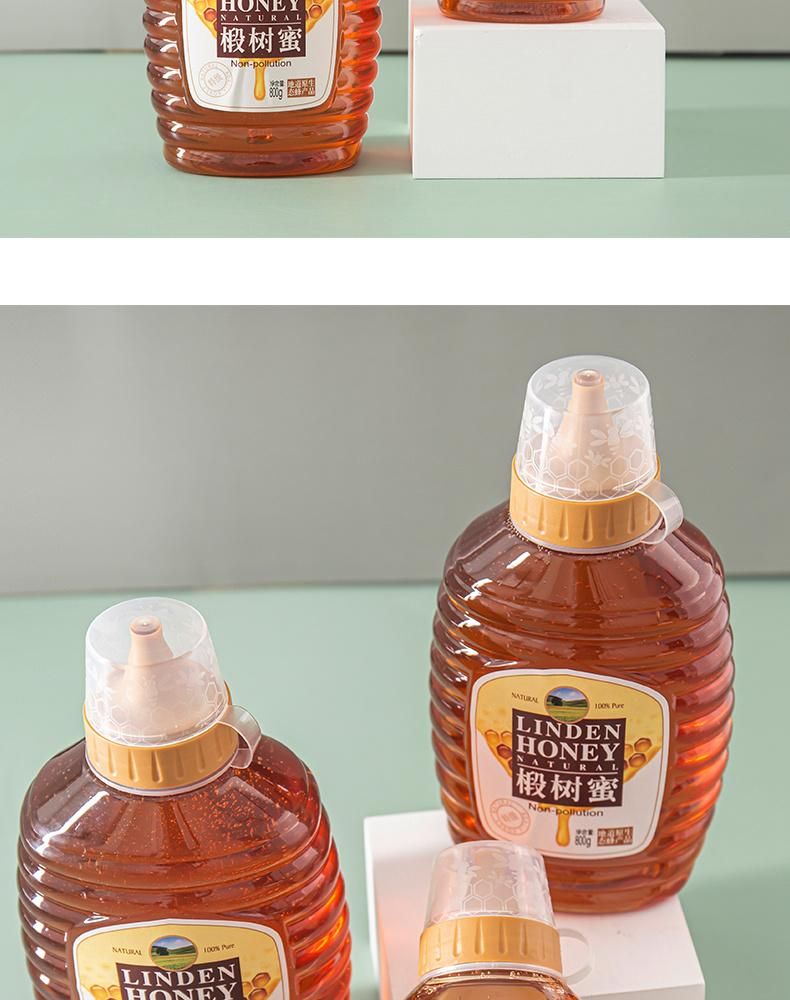 500g 800g 1000g Plasticbottle Honey Syrup Squeeze Shape