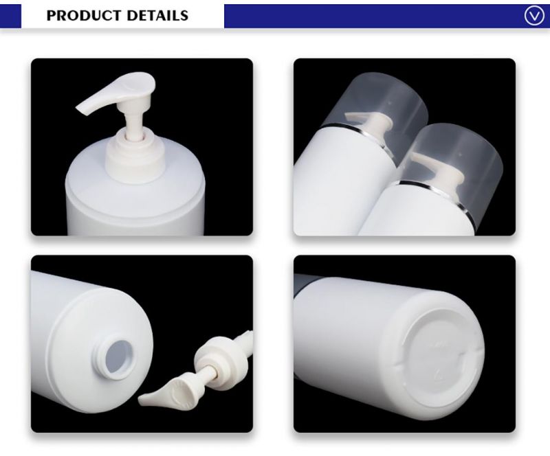 New Products 250ml 300ml 400ml 500ml White HDPE Custom Printed Body Empty Lotion Pump Bottle