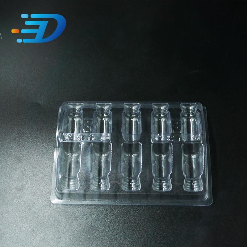 Clear Plastic Blister Tray for Medicine 2ml Vials Pallet Tray