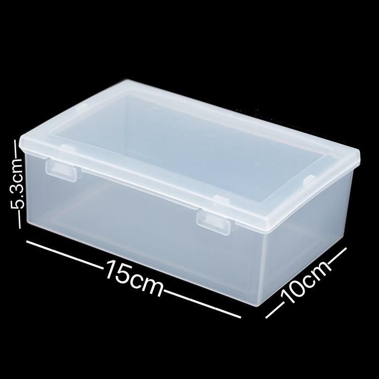 Rectangular PP Container PP Plastic Case with Hinge Lid