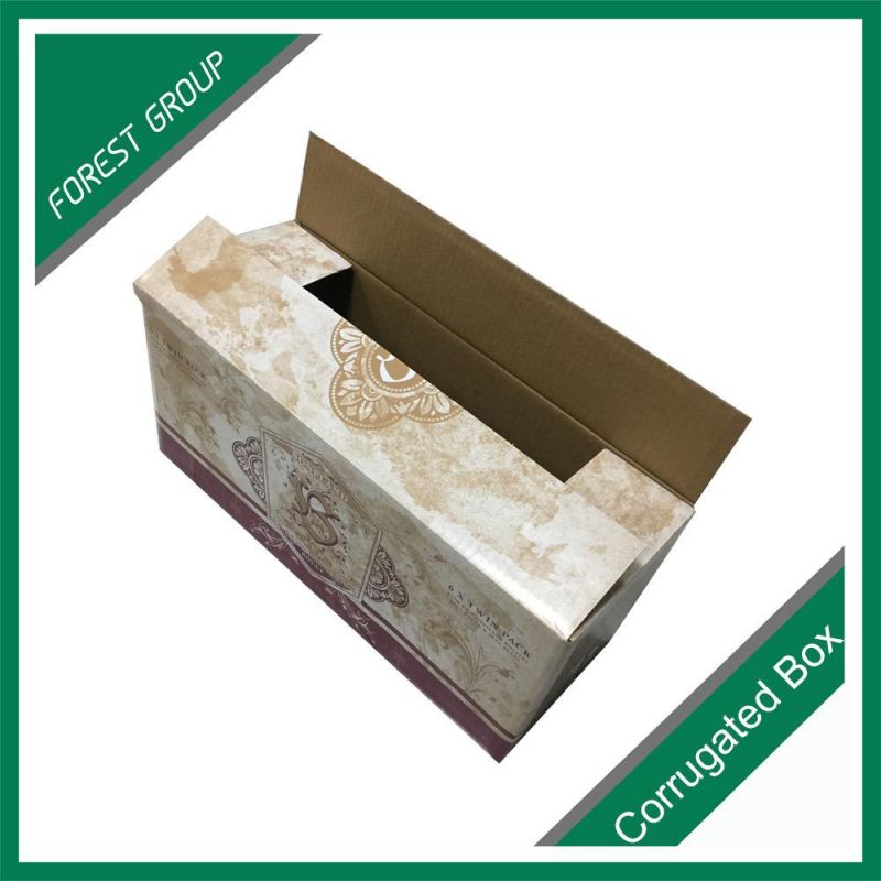 Customized Printed Color Corrugated Paper Box for Packing Shopping