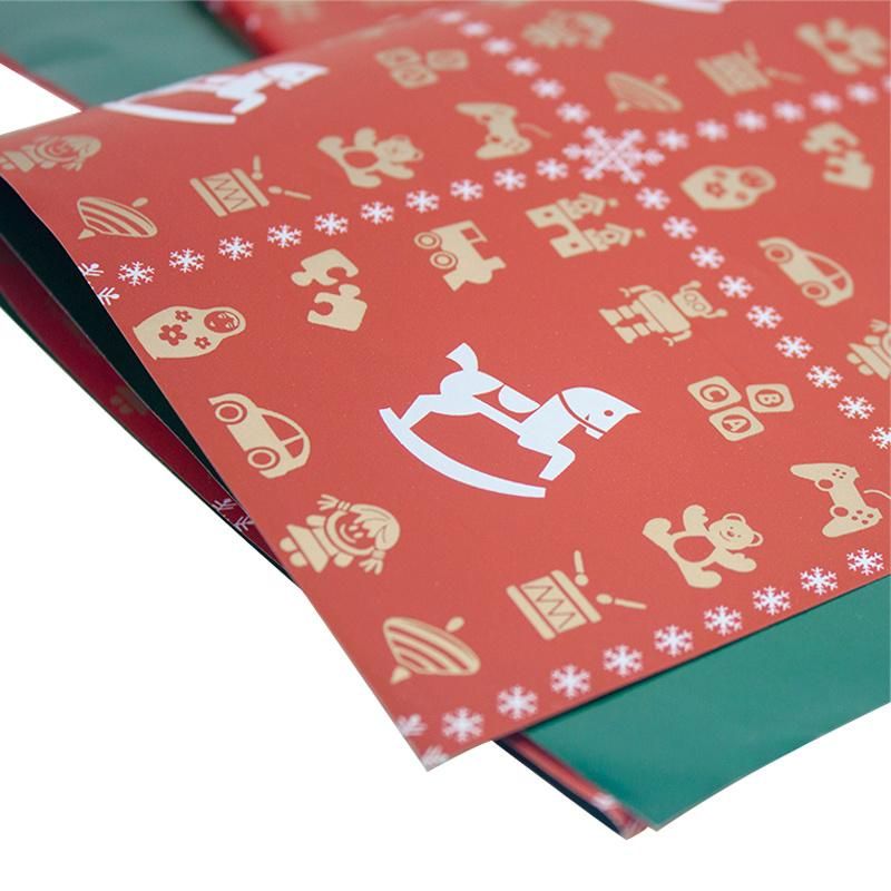 Customized Color Printing Fsc 80GSM Gift Packaging Wrapping Paper