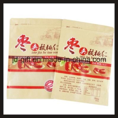 Customized Printing Food Packaging Kraft Paper Bag with Window for Food