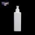 Premium Quality 250ml Rectangle Pet Luxury Packaging White Shampoo Bottles