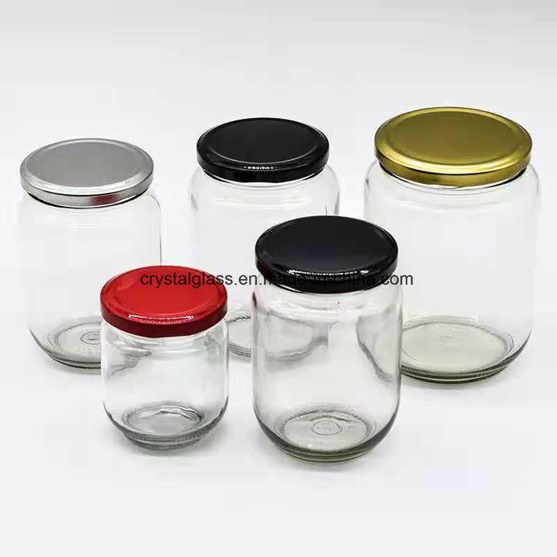 Bee Honey Packing Glass Container Jar with Closure Lid