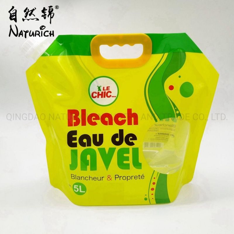 Spout Bag for Bleach Eau De Javel with Handle