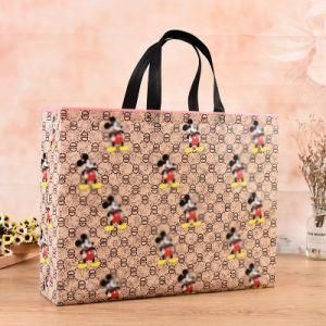 Custom Laser Color Eco Printed Non Woven Promotion Shopping Foldable Tote Bags