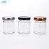 Vista 100ml Small Round Glass Jam Jars Glass with Metal Lid Storage Pickles Jar for Food