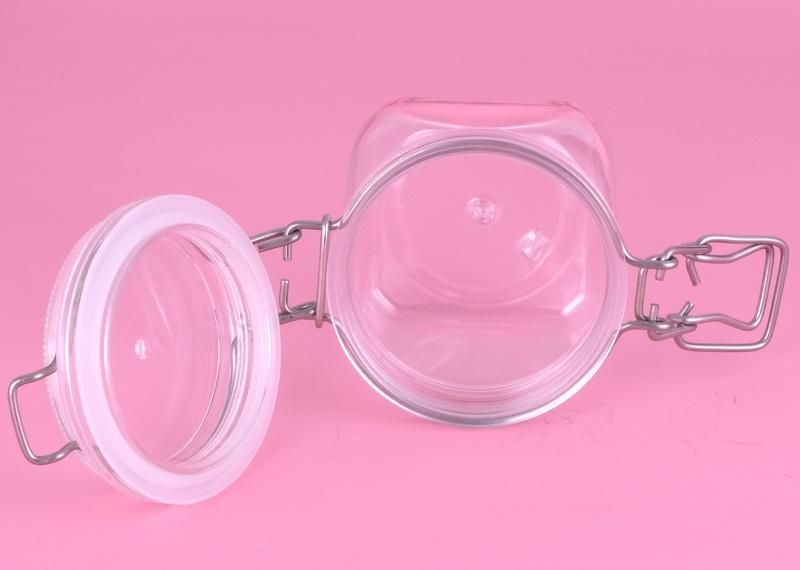 180g 200g 280g Empty Clear Transparent Plastic Jar for Food and Cosmetic Mask