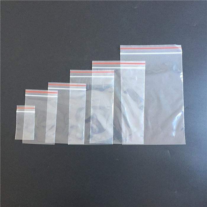 Factory Wholesale Reusable Transparent Ziplock Packaging Bag