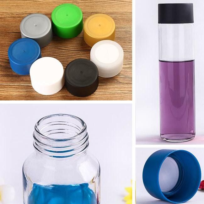 Soda Beverage Drink Bottle 500ml Voss Water Glass Drinking Bottle for Fruit Juice with Screw Cap