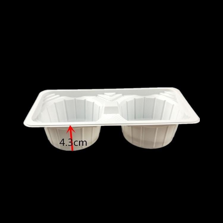White Pet Plastic Coffee Cup Holder Tray High Quality Coffee Cup Holder Tray