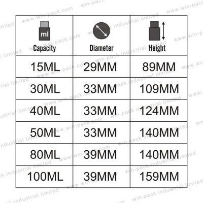 Direct Factory White PP Airless Lotion Bottle with Airless Pump 15ml 100ml