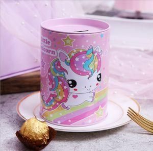 Dream Design Pink Piggy Bank Tin Box