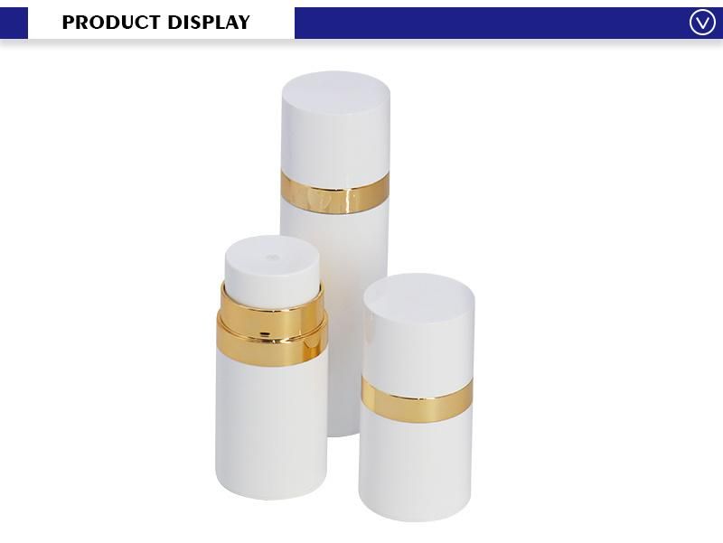 Eco Friendly Cosmetic Packaging Empty Airless Plastic Lotion Bottle 50ml