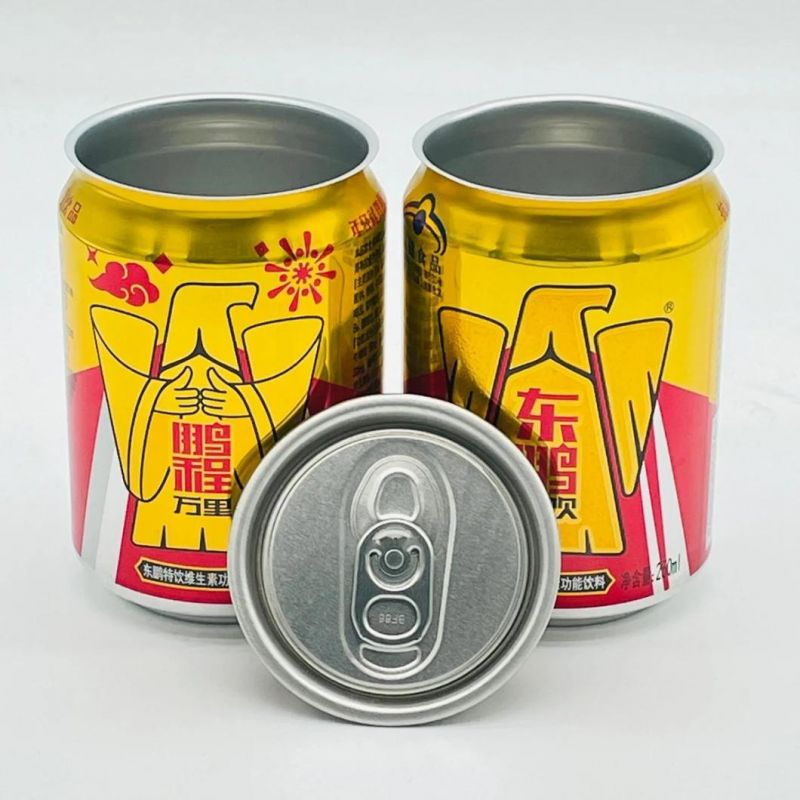 Standard 250ml Aluminum Cans with Ends for Energy Drink