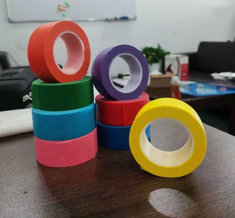 Color Tape Cinta Kinesio Eyelash Hair Extensions Human Hair Butyl Hair Kraft Brother Label Kinky Curly Tape Hair Extensions Seal Solla