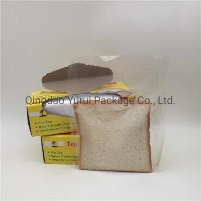 Food Storage Open End Flip Top Sandwich Bag with Retail Box Packaging