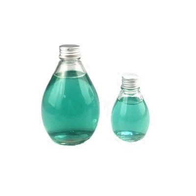 250ml Rain Shped Empty Juice Beverage Water Glass Bottle