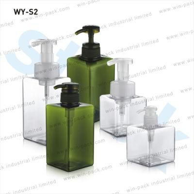 Winpack China Supply Green Plastic Foam Cosmetic Bottle Liquid Shampoo