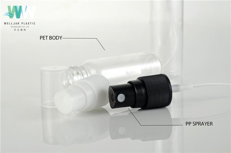 15ml Plastic Pet Empty Bottle of Flat Shoulder