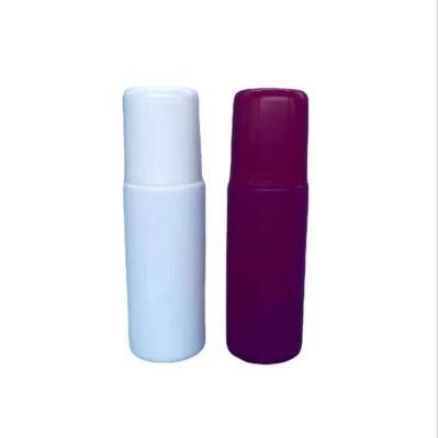 Customized Color 30ml 50ml Empty PE Plastic Deodorant Roll on Bottle