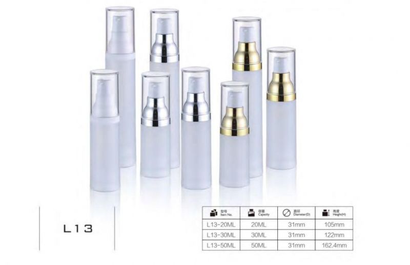 15 Ml 30 Ml 50 Ml Acrylic Airless Pump Skincare Cosmetic Bottles Have Stock