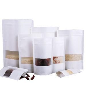 Stand up Ziplock Food Packaging Kraft Paper Bag