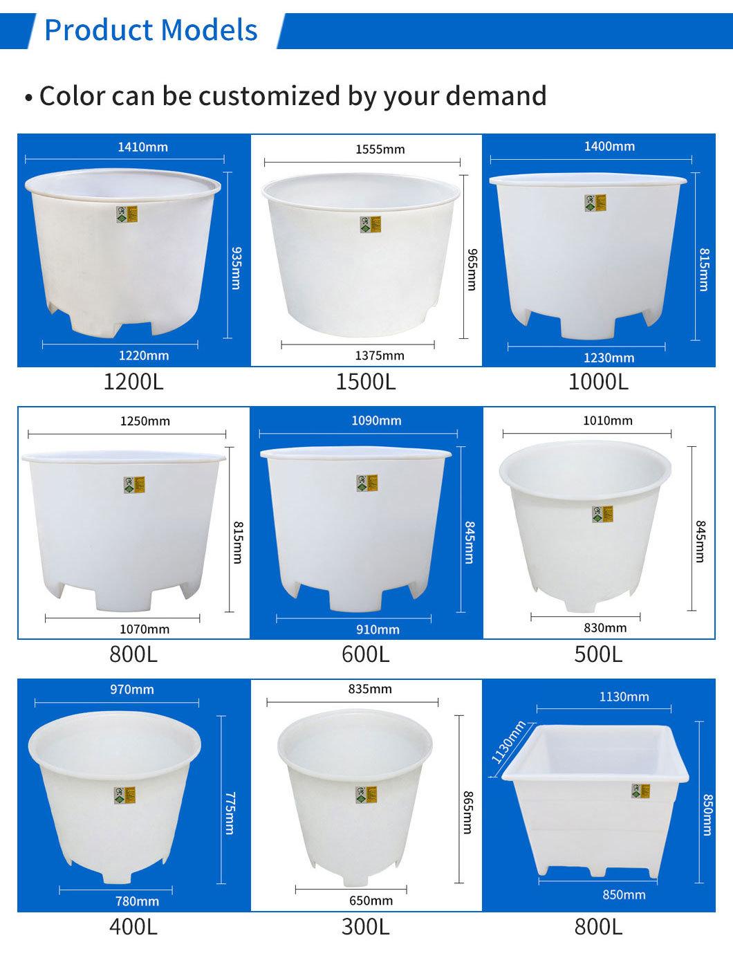 Manufacturers Supply Food Water Turnover Forklift Barrel Plastic Buckets Barrel Thickened Beef Tendon Pickled Round Square Forklift Turnover Plastic Buckets