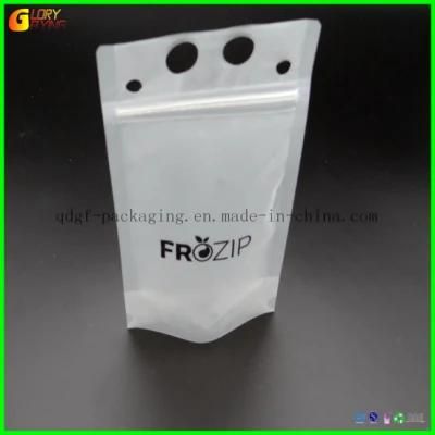 Plastic Suction Mouth Food - Grade Beverage, Mineral Water and Other Plastic Sealing Pocket