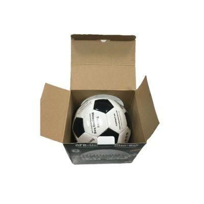 Custom Designed Corrugated Packaging and Shipping Box for Football