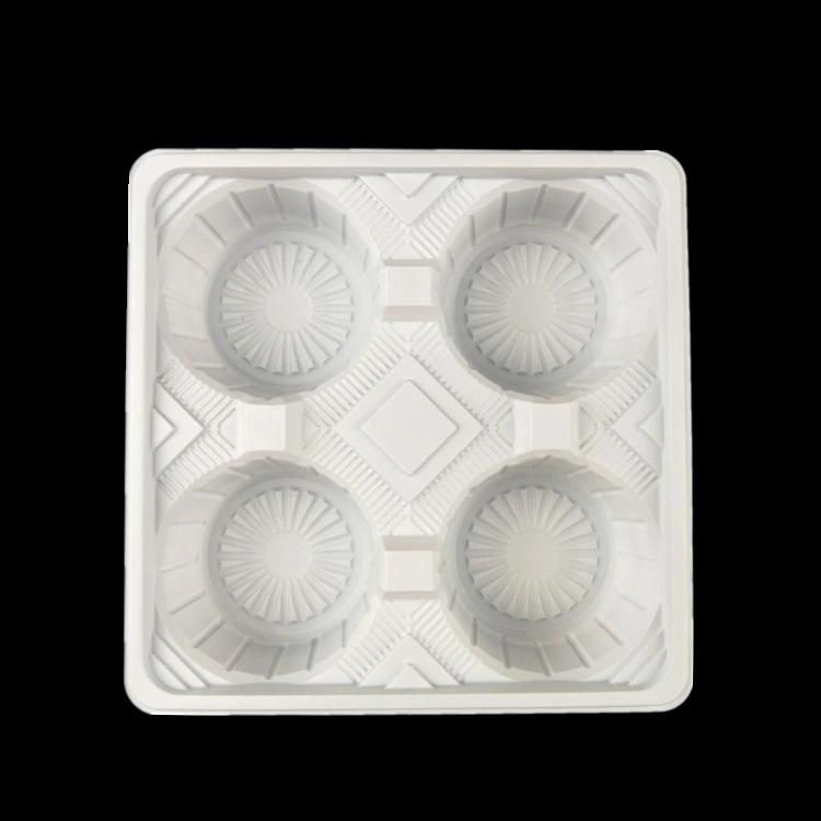 Disposable Tea Coffee Juice Plastic 4 Cup Tray