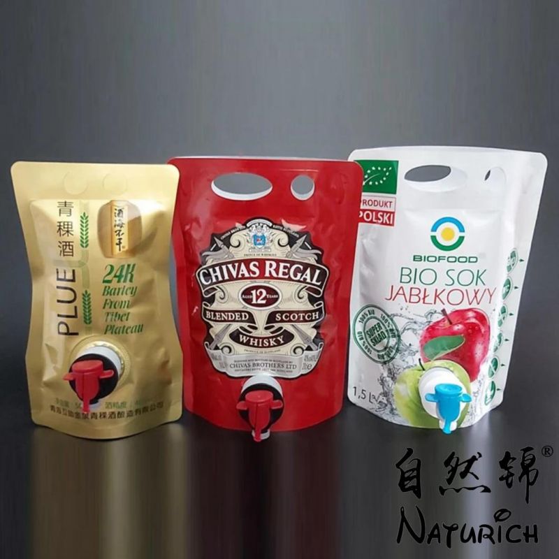 Digital Printing Pet / Nylon / Milky PE Bag/ Juice Bag/Jam Bag/Spout Bag/ Bib Bag Dispenser Pouch