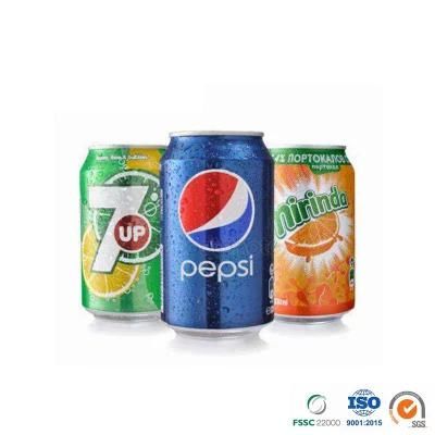 Factory Direct Soda Customized Printed or Blank Epoxy or Bpani Lining Standard 330ml Aluminum Can