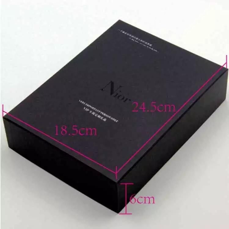 Custom Printing High Quality T Shirt Packaging Matte Black Gift Box