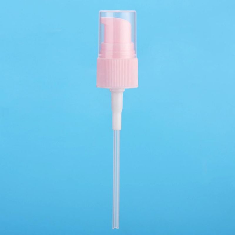 20/410 20mm Pink Cosmetic Pumps Liquid Foundation Lotion Skin Care Treatment Pump (BP069-1)